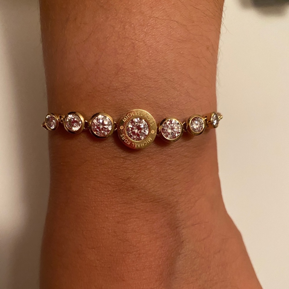 NWT- Michael Kors Gold-Tone Chain Bracelet